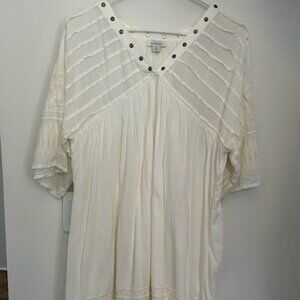 Sundance Cotton Dress - White